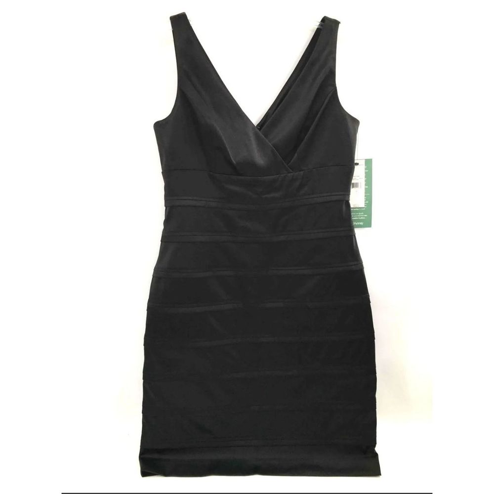 American Living Black Skyline Evening Dress Size 12 NWT